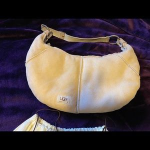Vintage Ugg sheepskin bag.